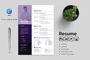 Clean and creative minimal resume, a Resume Template by Blackcloud_Creations (Thumbnail 5 of 5)