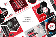 Fitness & Gym Social Media Pack, a Social Media Template by ZAAS (Thumbnail 1 of 6)