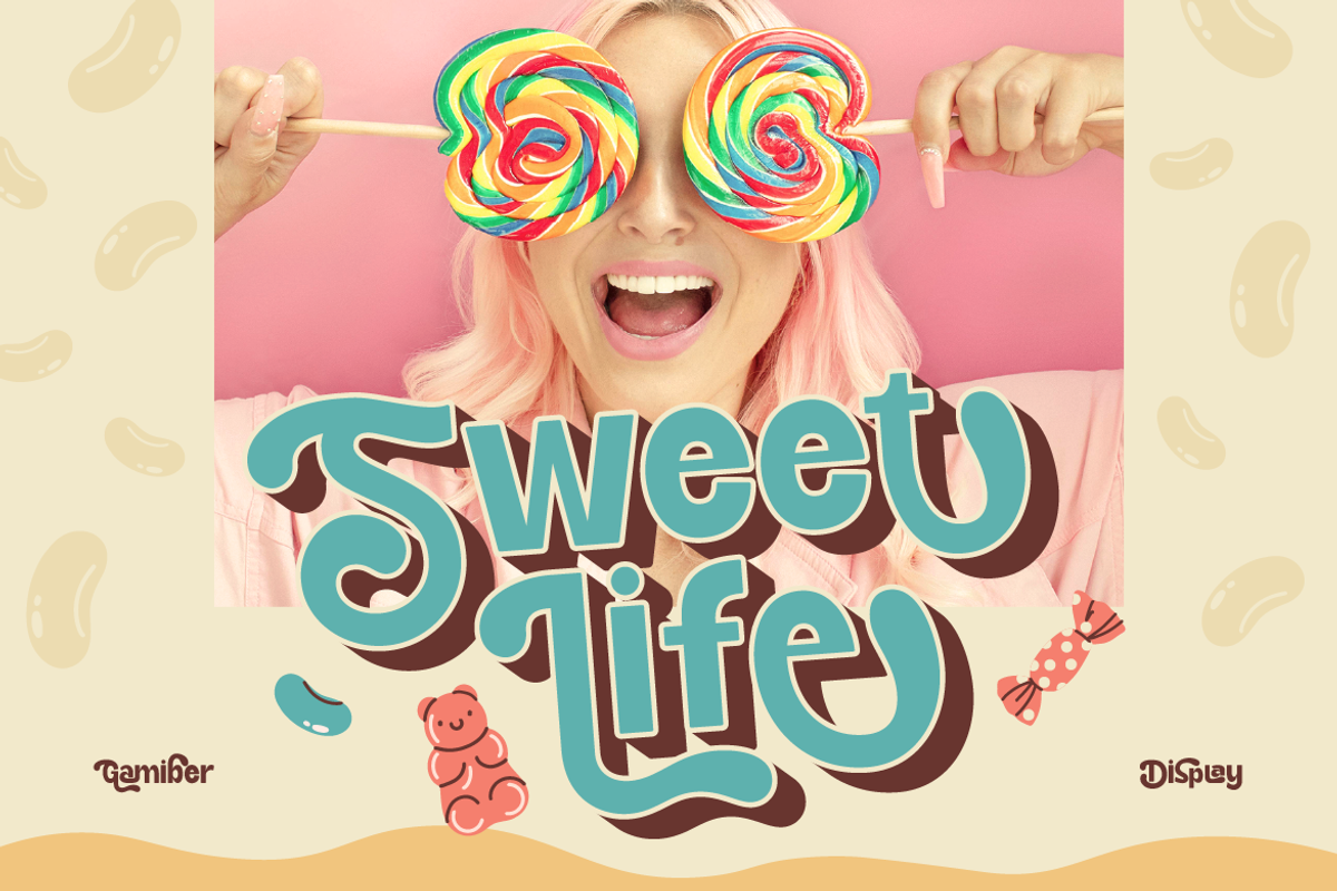 Gamiber, a Sans Serif Font by Burntilldead (Photo 12 of 12)