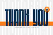 Monobran - Tall Sans Serif Font, a Sans Serif Font by Snape Design Studio (Thumbnail 12 of 12)