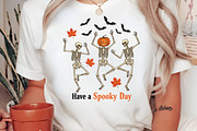 Skeleton Dance Halloween Sublimation, an Illustration by CreationArt (Thumbnail 4 of 4)