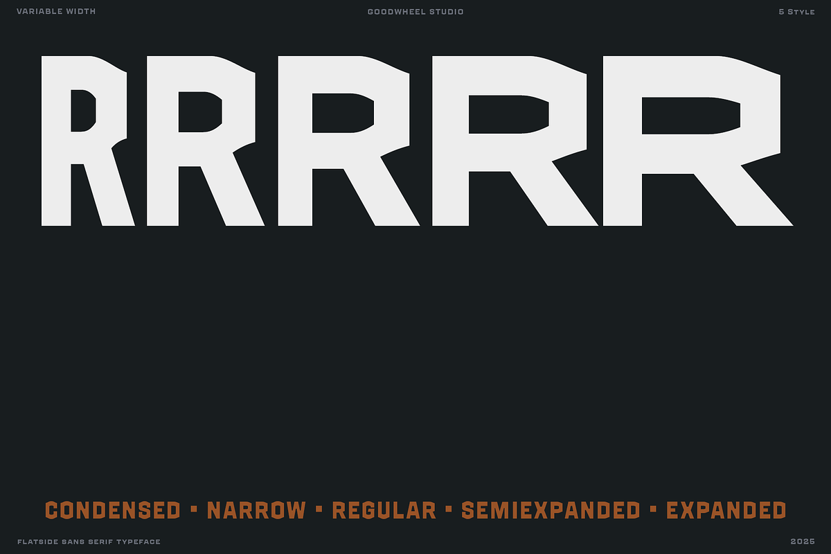 GW Grayback Variabel Width, a Sans Serif Font by Goodwheel Studio (Photo 6 of 9)