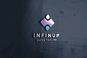Infinity M Drops Logo, a Branding & Logo Template by Design_Planet (Thumbnail 2 of 2)
