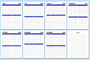 5 Year Monthly Agenda (2026–2030), a Stationery Template by Shumaya (Thumbnail 7 of 11)