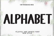 Alphabet | Script Font