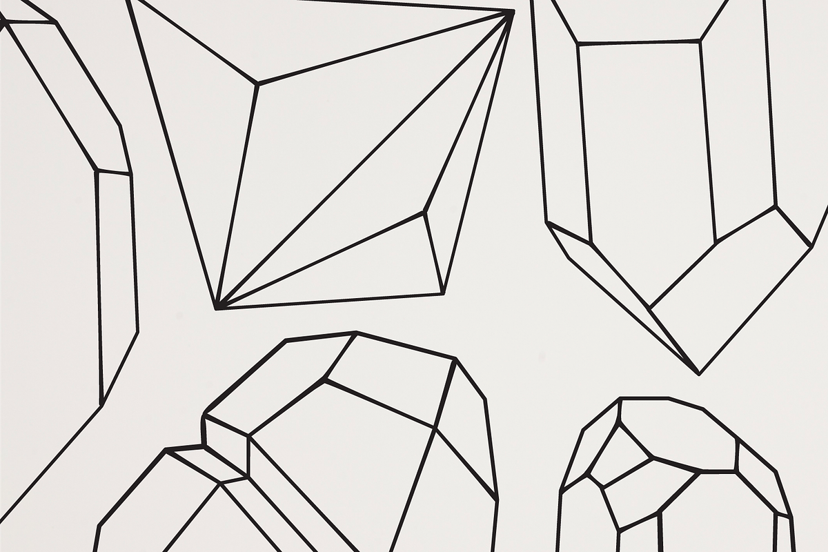 Hand Drawn Mineral Geometric Shapes, a Decorative Illustration by digiful (Photo 5 of 5)