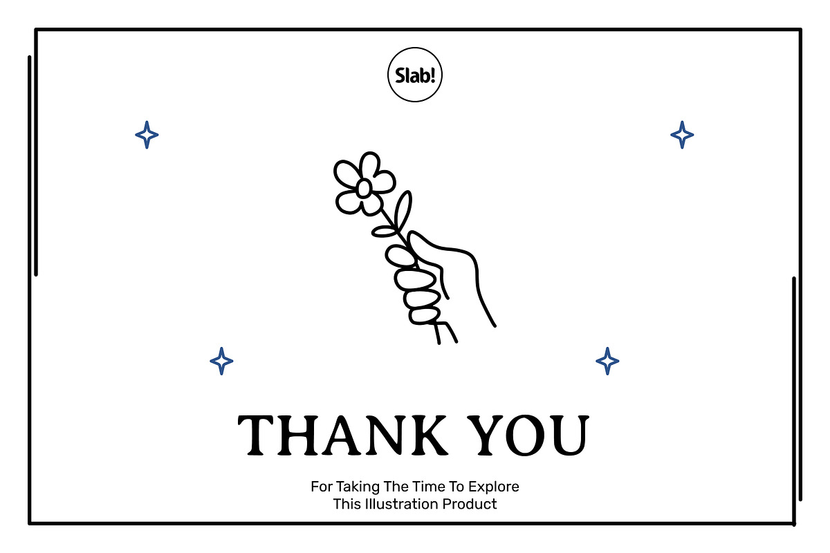 Hand Gesture Line Art Illustration, an Object Graphic by SLAB! Design (Photo 4 of 4)