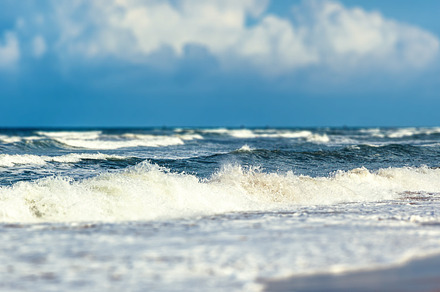 Sea stock photo containing beach and shift, a Nature Photo by Olezzo