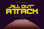 Aougtron | Athletic Font, a Font by twinstd (Thumbnail 2 of 14)