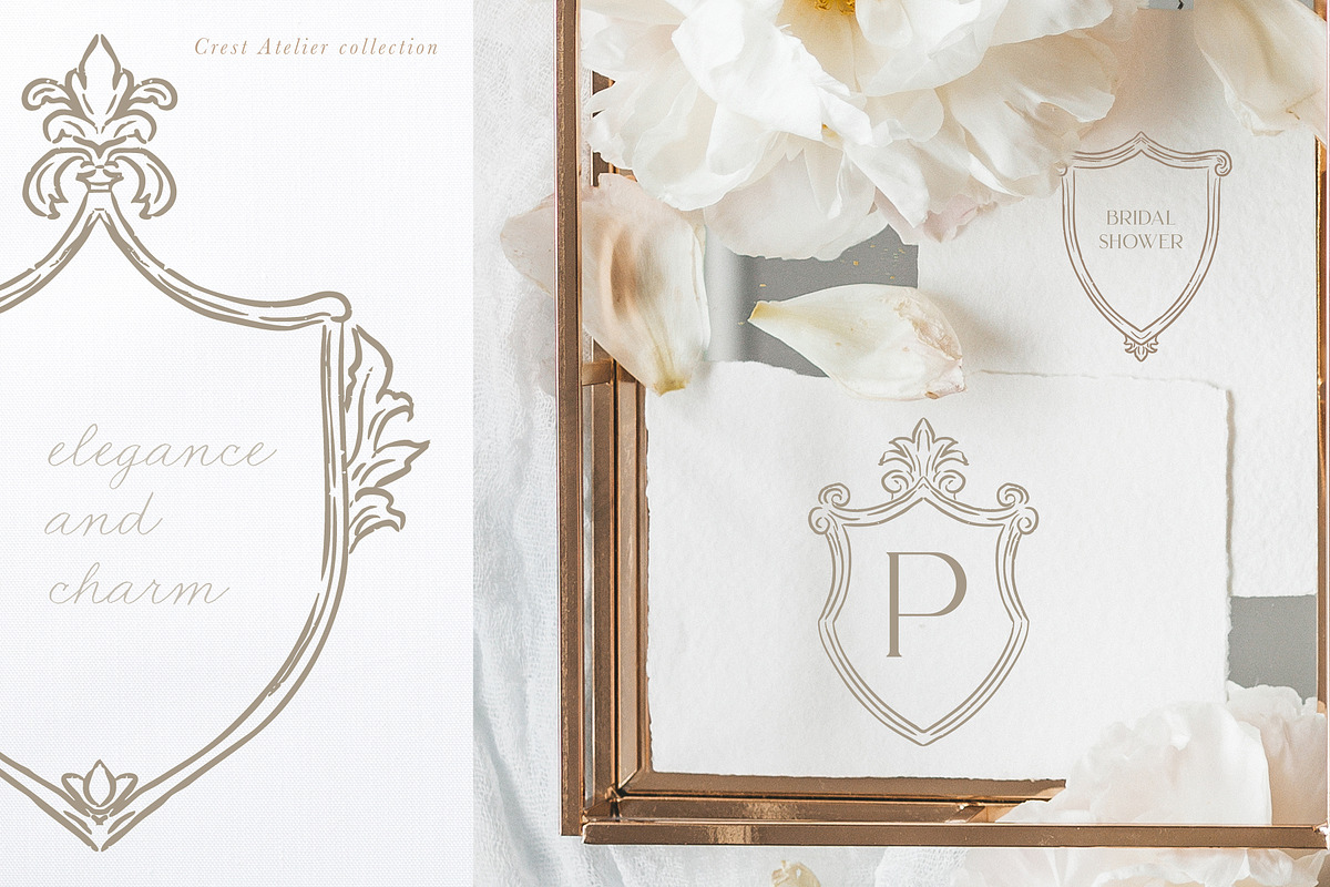 Crests Atelier Collection, a Decorative Illustration by Backyard Rose (Photo 12 of 14)