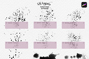 Splatter Brushes for Procreate, a Brush Add-On by Les Frolova (Thumbnail 5 of 9)