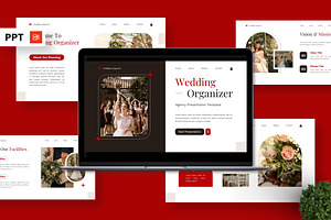 Wedding Organizer - Agency PPT, a Presentation Template by Deepslide Studio