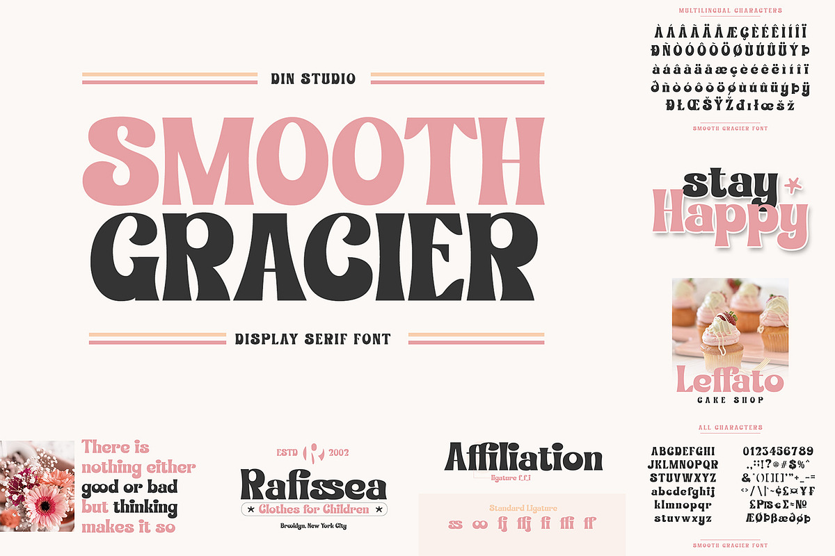 Modern Display Font Bundle 4, a Handwritten Font by Nathatype (Photo 5 of 10)