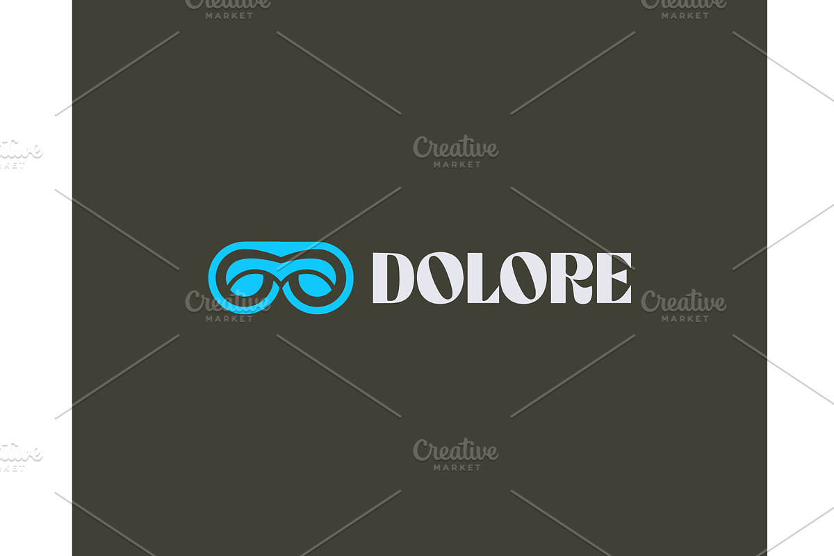 Owl minimalistic logo design