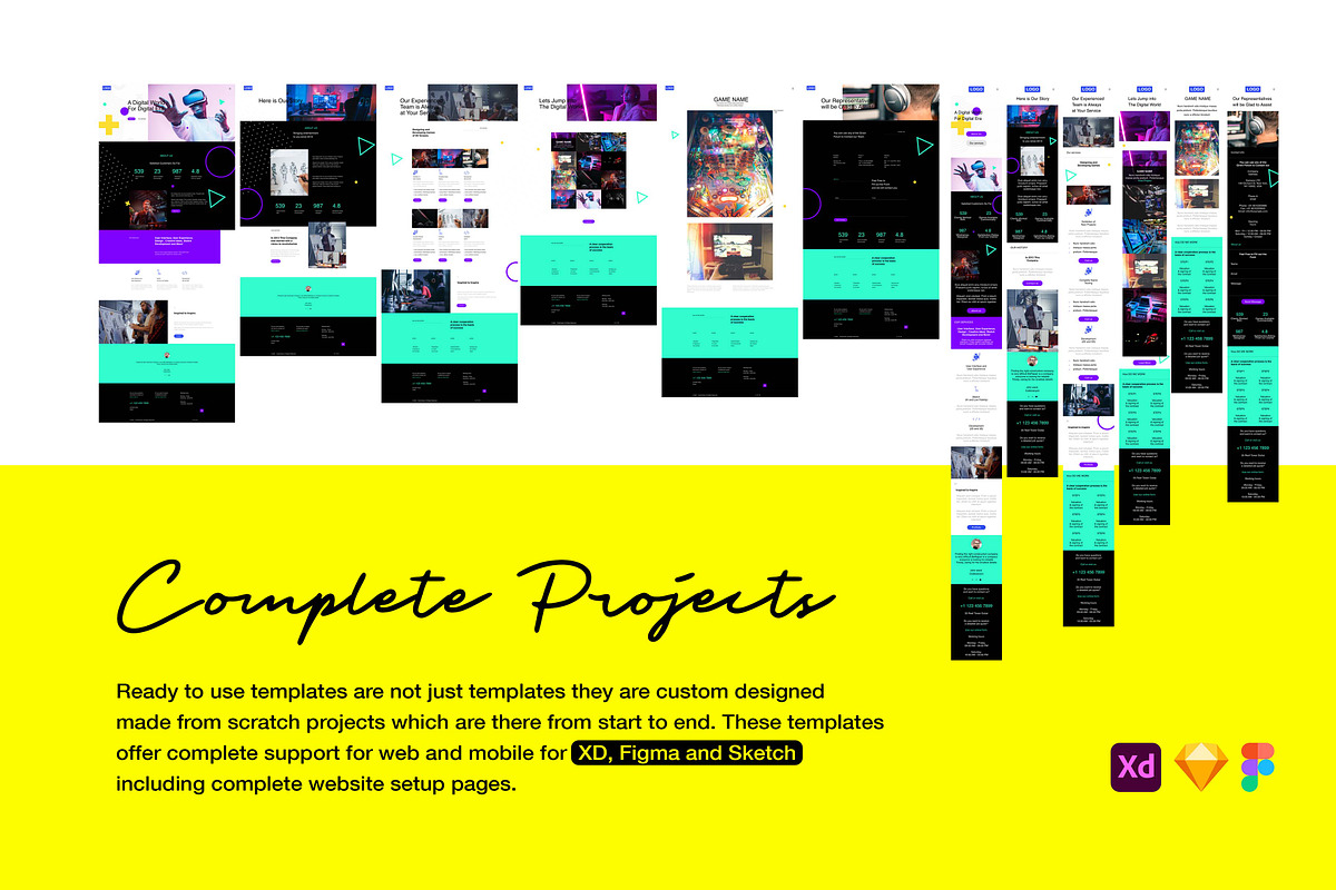 22 XD, Figma, Sketch Templates, an UI Kit Template by DuoFankaar (Photo 8 of 11)