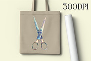 Watercolor Barber Shop Clipart, an Illustration by Libby Wishes (Thumbnail 5 of 5)