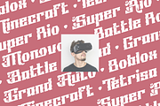 Pockielle - Bold Display Font, a Symbol Font by madeDeduk (Thumbnail 7 of 10)