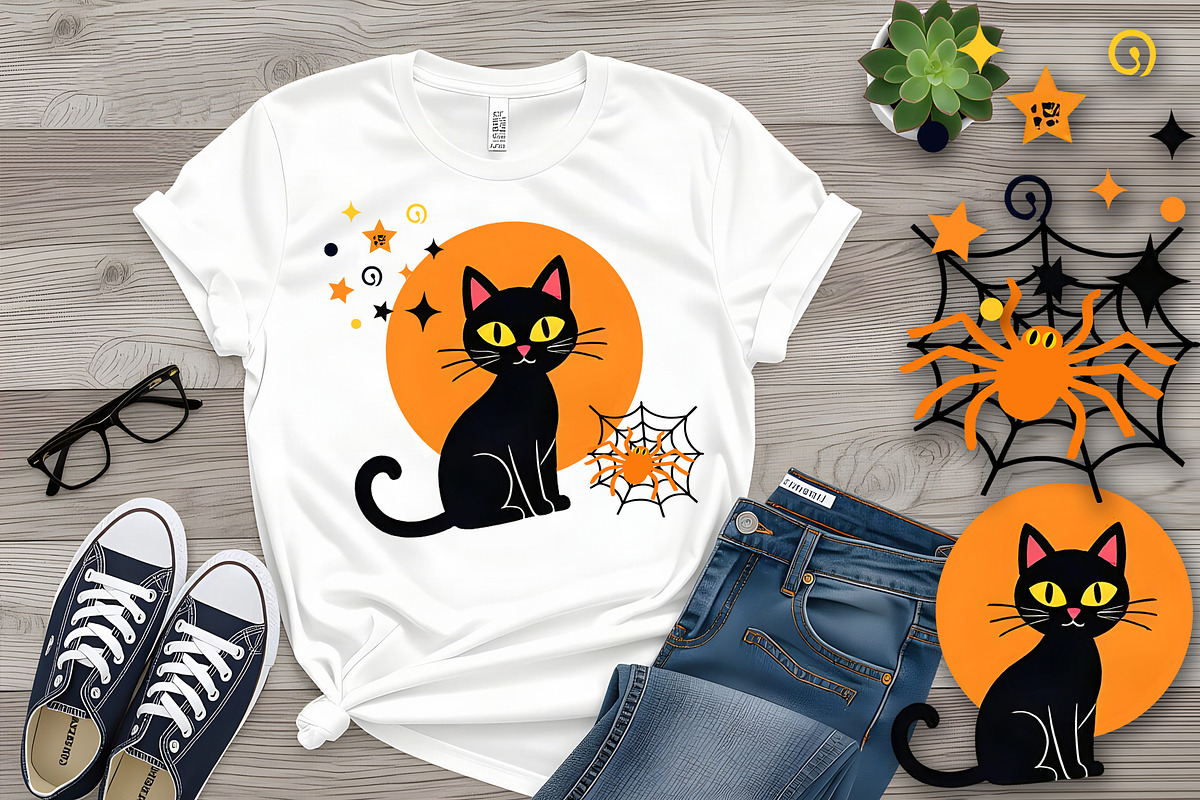 95 Spooktacular Halloween Clipart, a Seasonal Illustration by Sharon Schwalbe (Photo 5 of 9)
