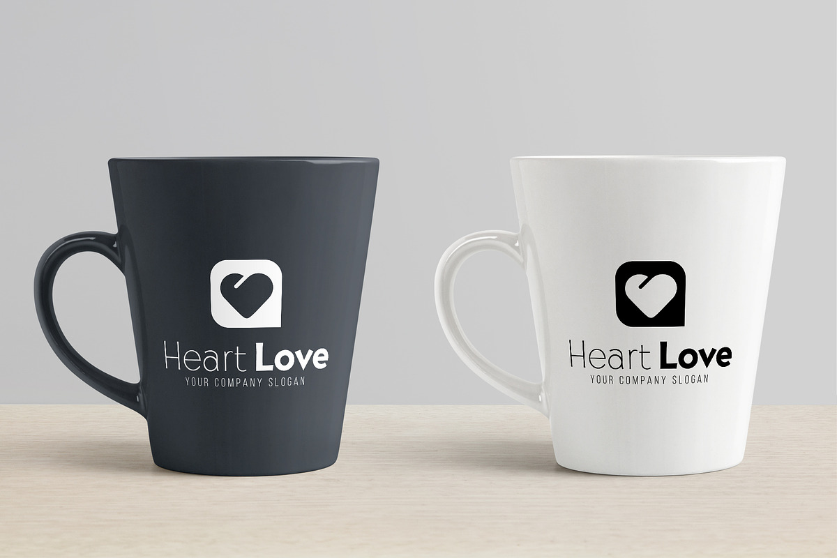 Logotype with Heart, a Branding & Logo Template by Leo Edition (Photo 8 of 11)