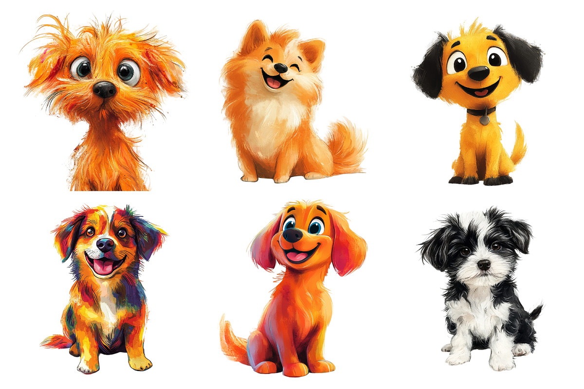 Funny Dogs Sublimation Bundle, an Illustration by Daily.Designs (Photo 2 of 9)