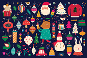 BEST CHRISTMAS BUNDLE 16 PRODUCTS, an Animal Illustration by MoleskoStudio (Thumbnail 40 of 56)