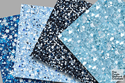 Winter Snowflake Glitter Holiday JPG, a Texture Graphic by Fine Purple Elephant (Thumbnail 3 of 5)