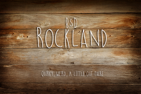 BSD Rockland Handwritten Font preview 4