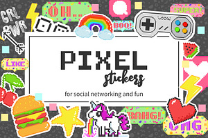 PIXEL ART STICKERS