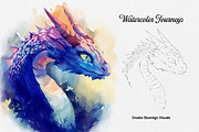 Watercolor Journeys Affinity Brushes, a Brush Add-On by brushapes.com (Thumbnail 7 of 11)