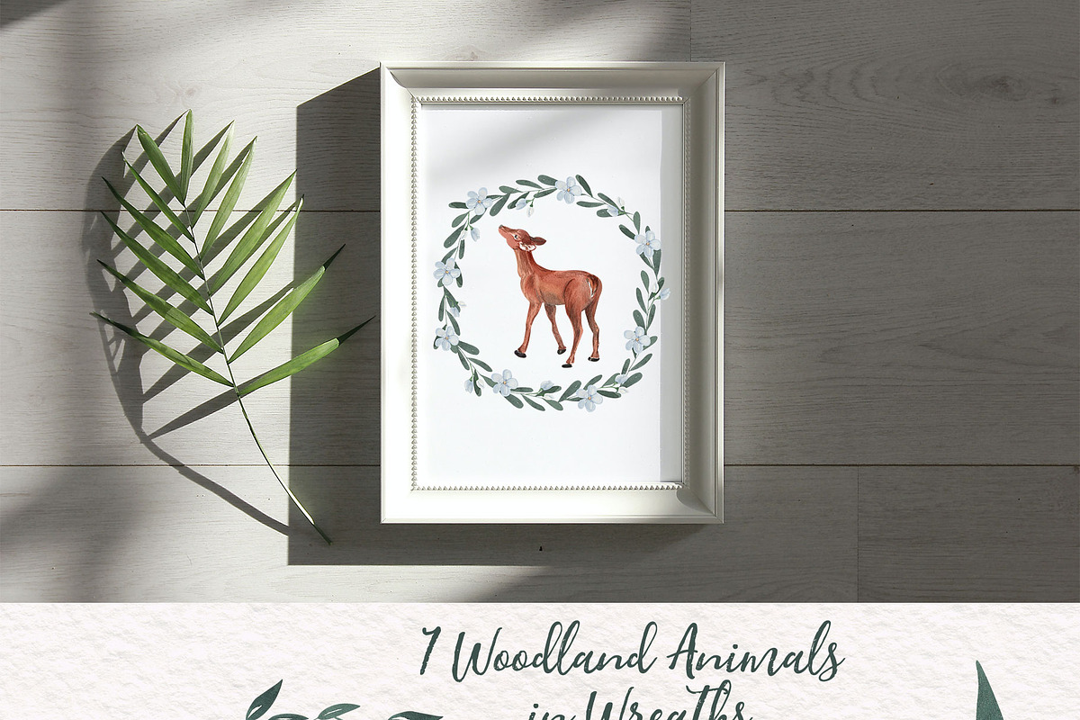 Mountains Woodland Animal Watercolor, an Animal Illustration by Catch the Dream Art (Photo 7 of 9)