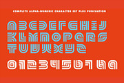 SOLID70 | Retro Geometric Font, a Font by RetroSupply Co. (Thumbnail 11 of 13)