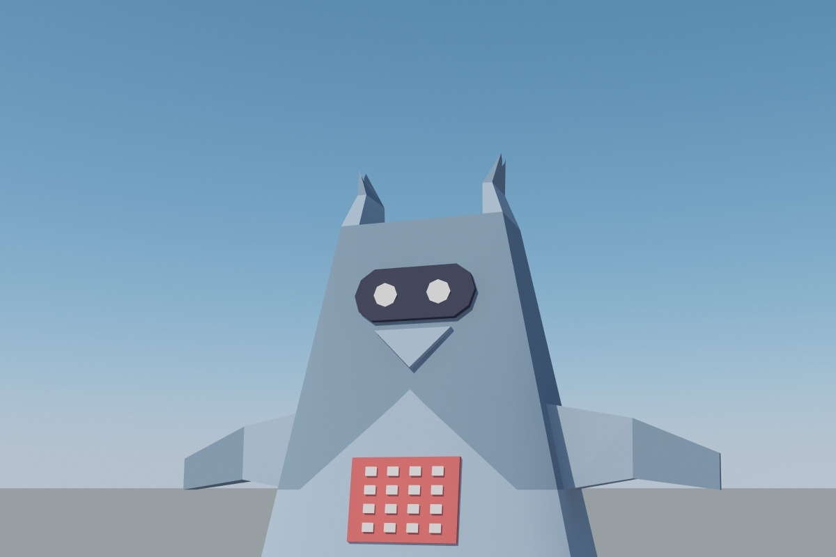 Low Poly Space Robot, a Characters & Person 3D Model by XYZ Space (Photo 1 of 5)