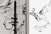 REM Phase: Surreal Line Art Clipart, a Healthcare Illustration by Purple (Thumbnail 8 of 9)