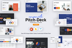 Business Pitch Deck Template, a Presentation Template by slidestock55