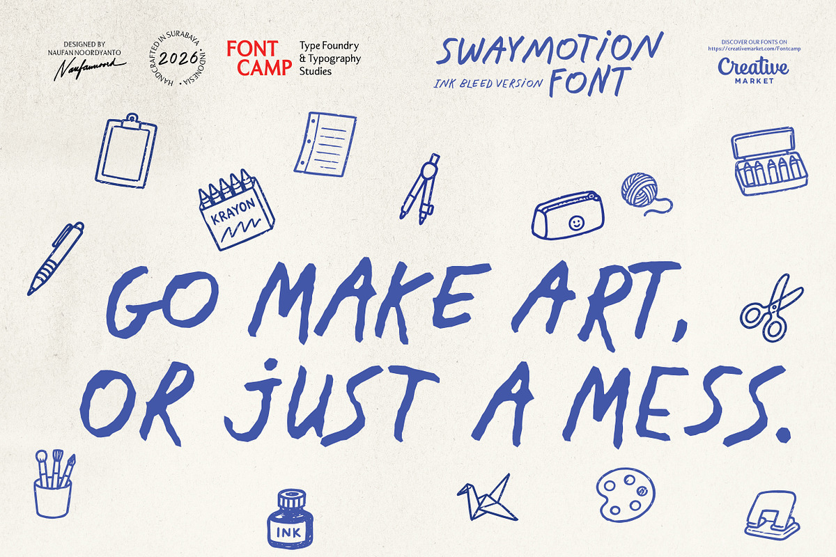 Swaymotion Font, a Handwritten Font by Fontcamp Type Foundry (Photo 15 of 17)