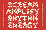 GF Tribal Brutal Display Font, a Font by GroovyFontCo (Thumbnail 4 of 7)