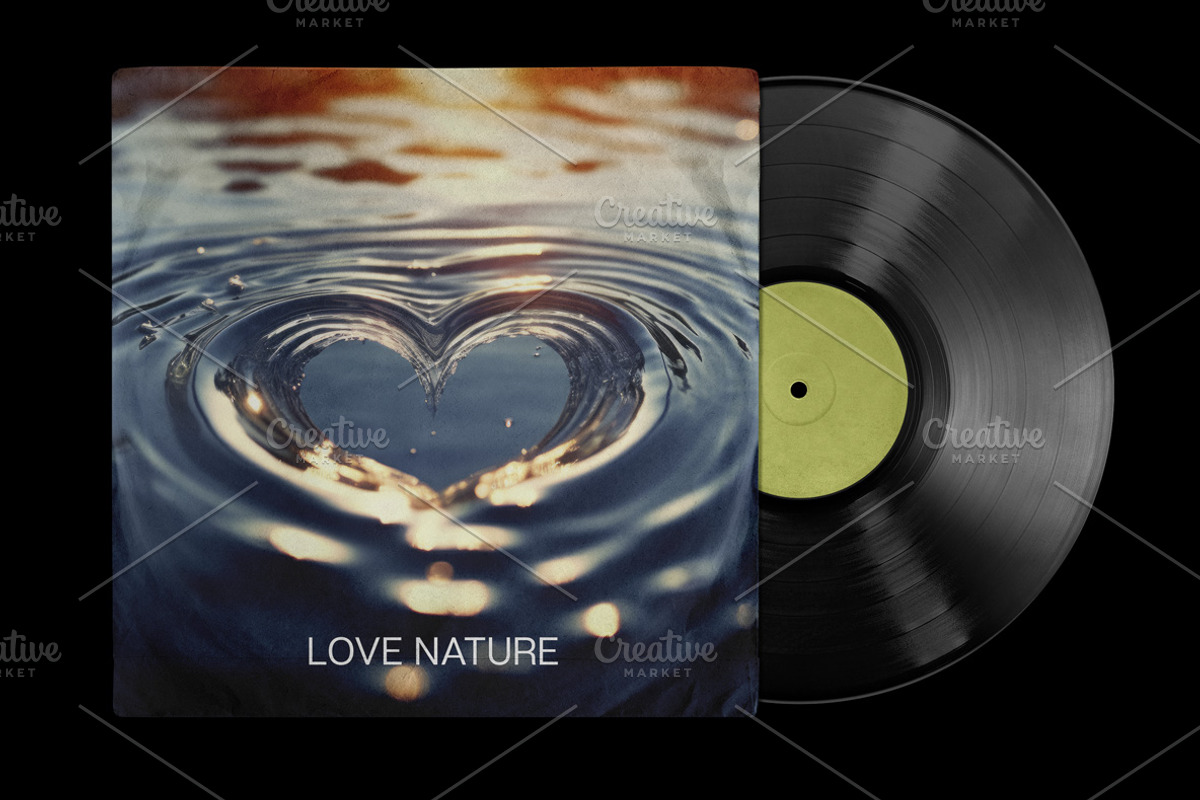 Water hearts. 25 images, a Nature Photo by Handmadefont (Photo 9 of 10)