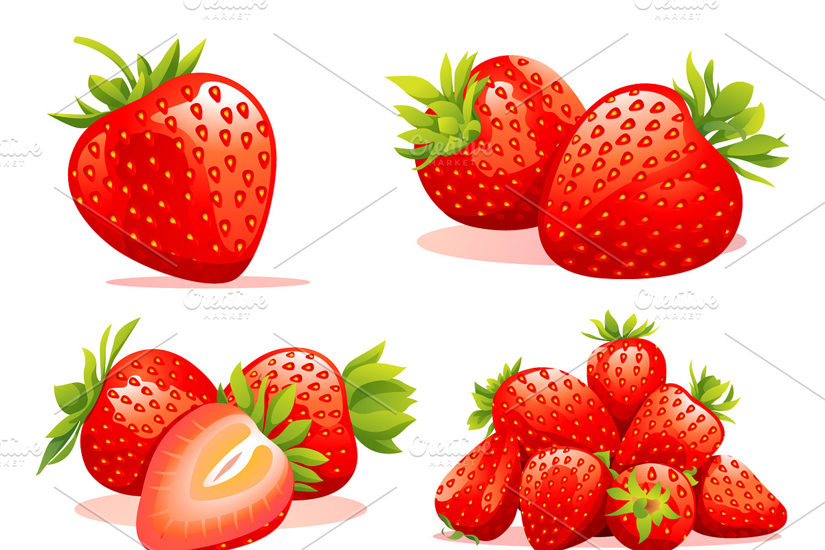 Fruit Cartoon Collection, a Decorative Illustration by YG Studio (Photo 16 of 22)