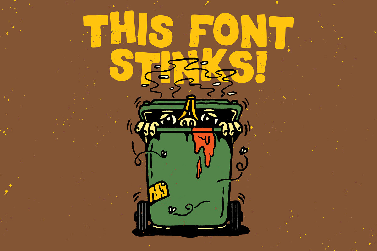 Janky Sans | Wonky All Caps Font, a Sans Serif Font by HeyAidan (Photo 6 of 6)