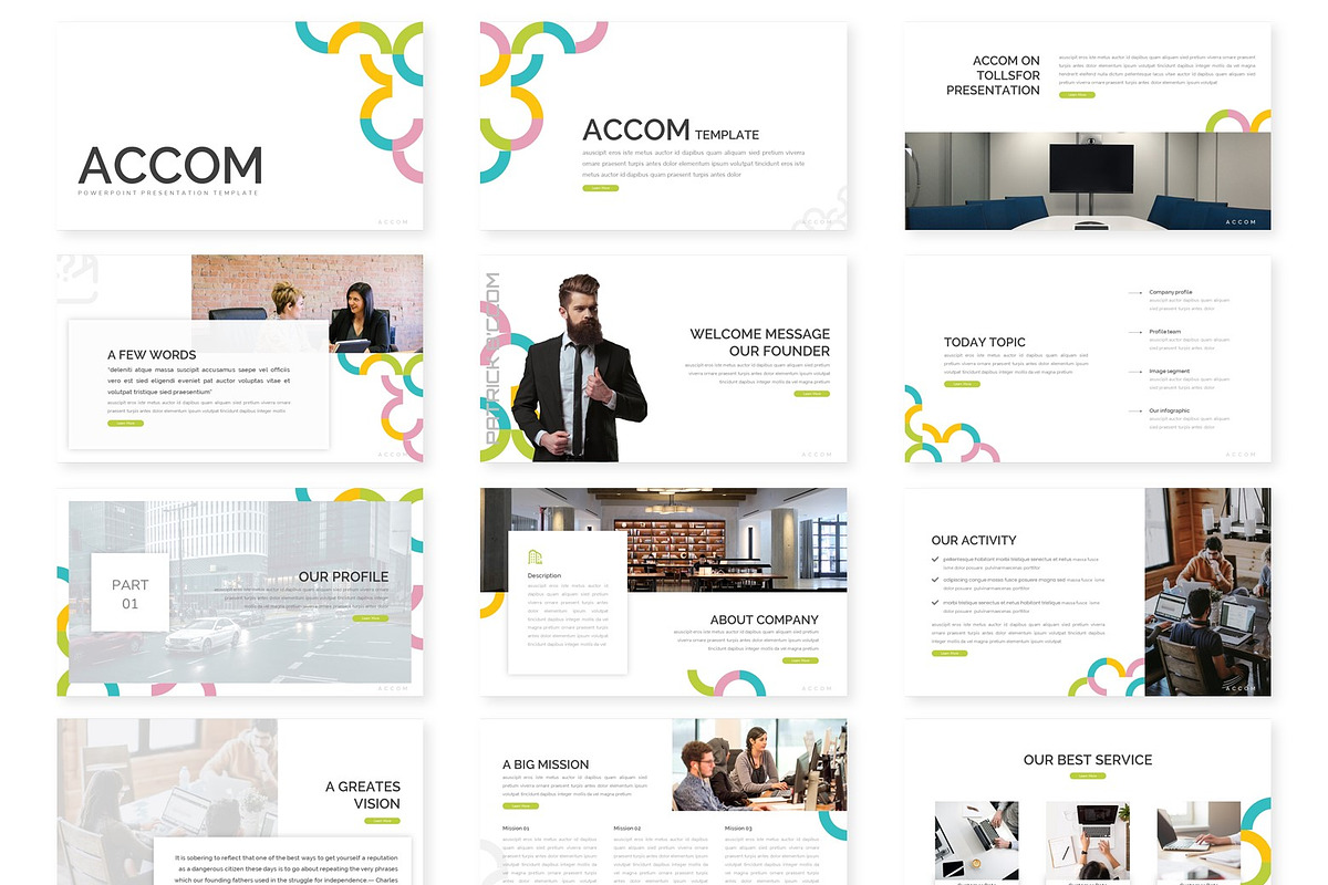 Accom - Powerpoint Template, a Presentation Template by inspirasign (Photo 2 of 4)