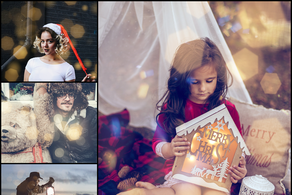 130+ Christmas Bokeh Photo Overlays preview 7