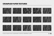 Crumpled Paper Textures, a Texture Graphic by Gravito (Thumbnail 6 of 7)