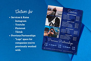 Four Page Media Kit in Navy Blue, a Templates & Theme by ProductiveandFree (Thumbnail 8 of 14)