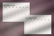 Simple Weekly Planner, a Print Template by dott (Thumbnail 2 of 3)