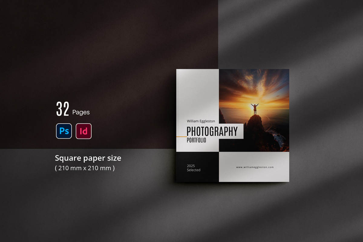 Photography Portfolio Template, a Brochure Template by adekfotografia (Photo 1 of 13)