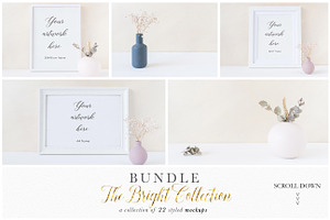 Frame mockup bundle - 8x10'' A4