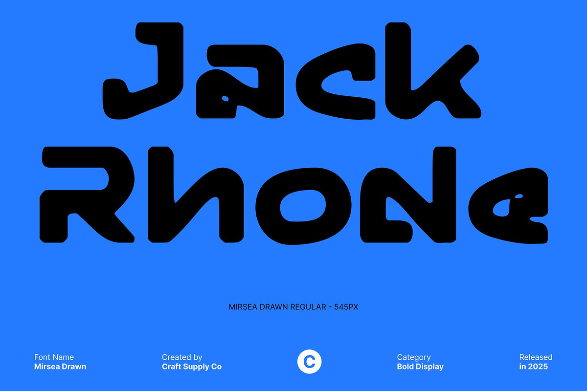 Mirsea Drawn, a Sans Serif Font by Craft Supply Co. (Photo 3 of 8)