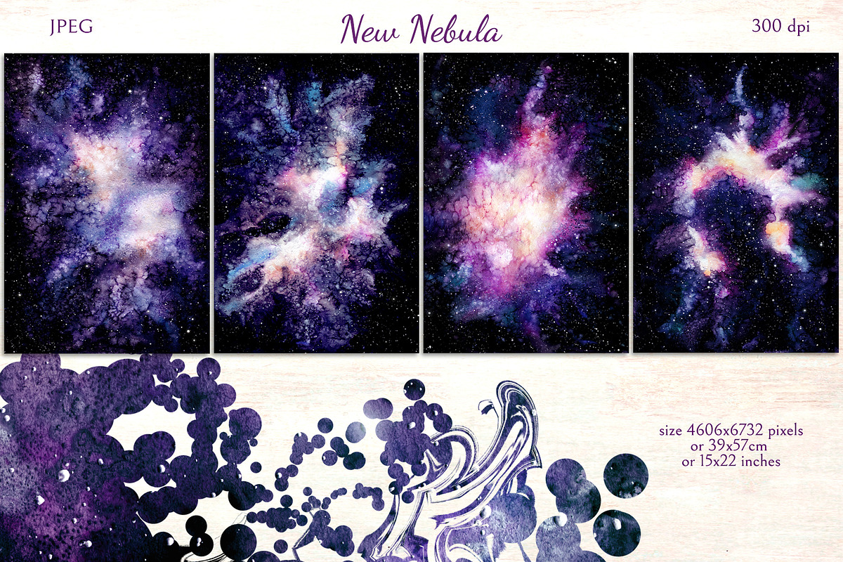 New Nebula, a Texture Illustration by Salted Galaxy (Photo 3 of 7)