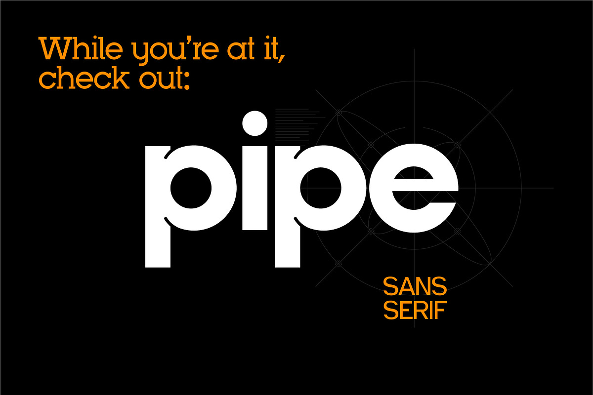 Pipe Slab - Slab Serif Typeface, a Font by Lateral Design (Photo 15 of 15)