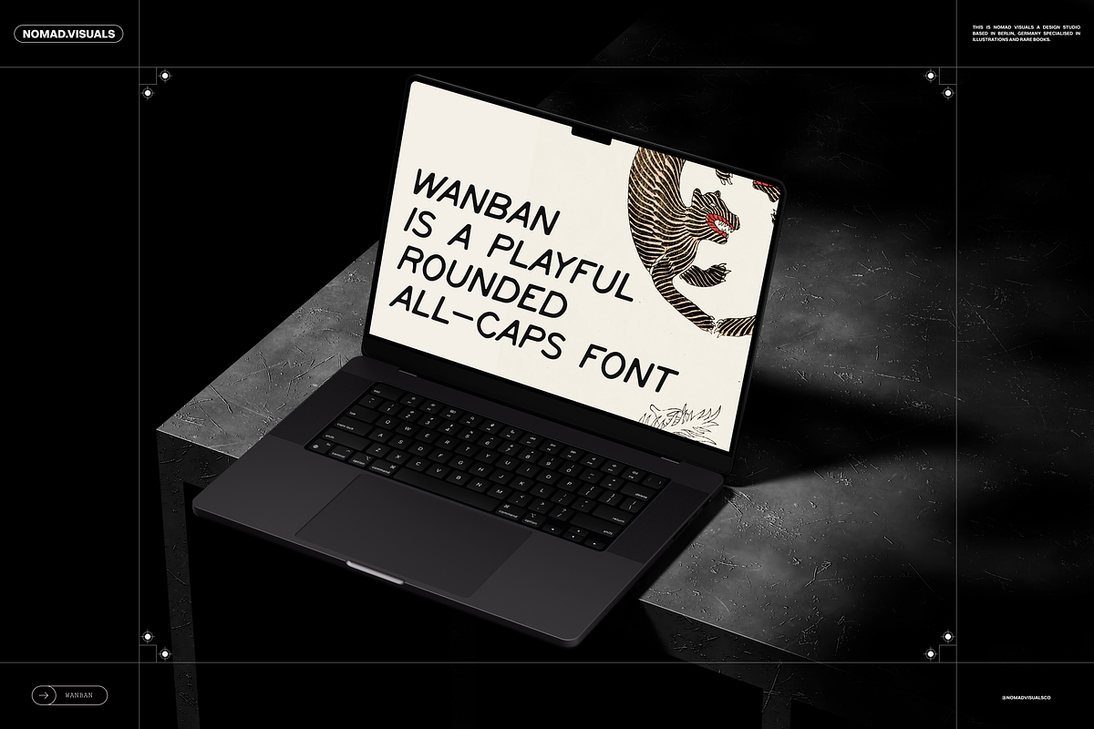 Wanban Font, a Sans Serif Font by Nomad Visuals